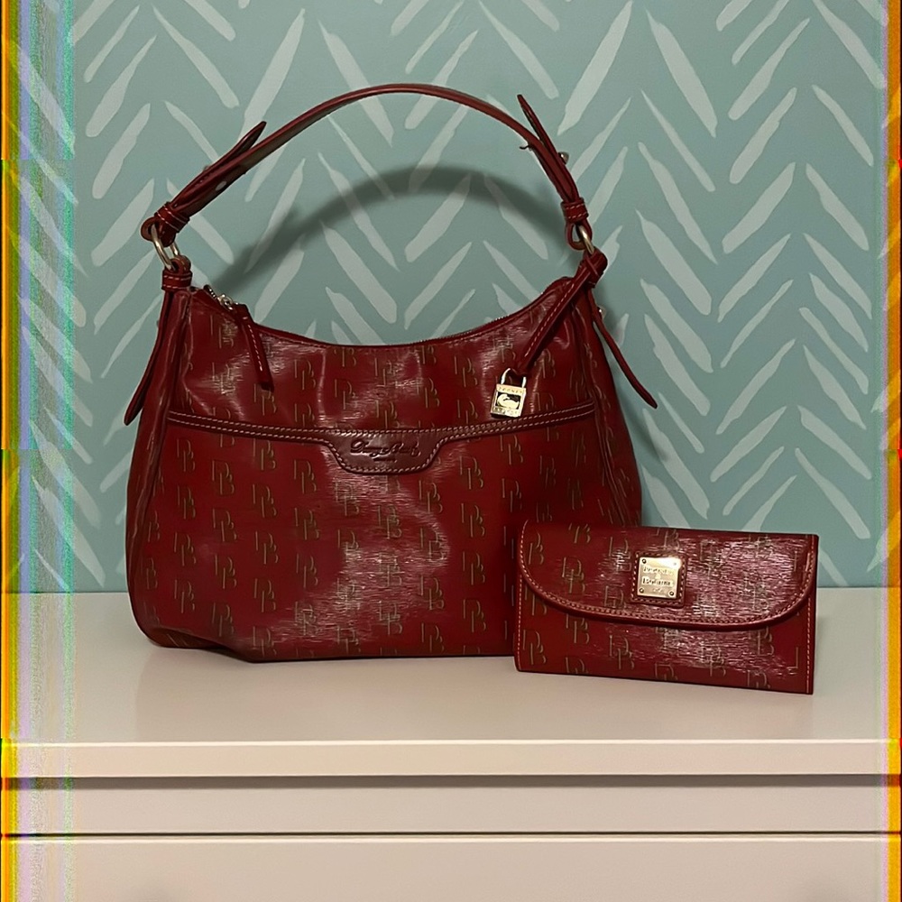 Dooney & Burke Handbag and Matching Wallet